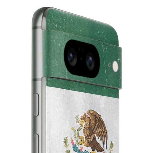 Mexico Flag Distressed Google Pixel 8 Skin